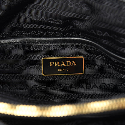 Prada Tessuto Nylon Soft Calf Tote Black 5 of 8