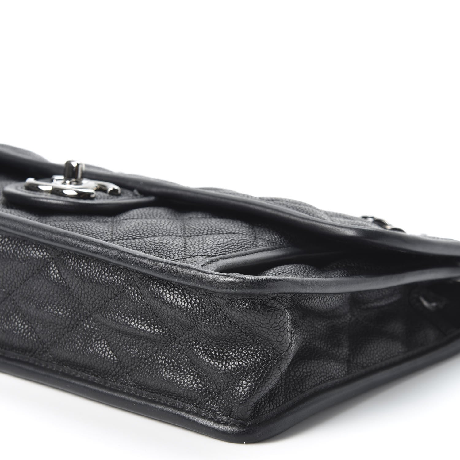 Chanel Caviar Quilted Medium French Riviera Flap Black 6 of 9