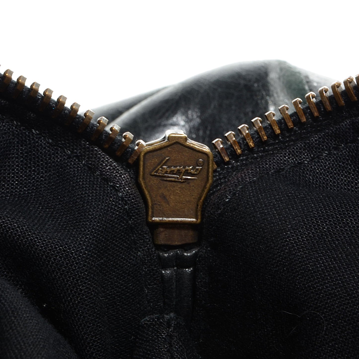 Chevre Classic Hardware Purse Black