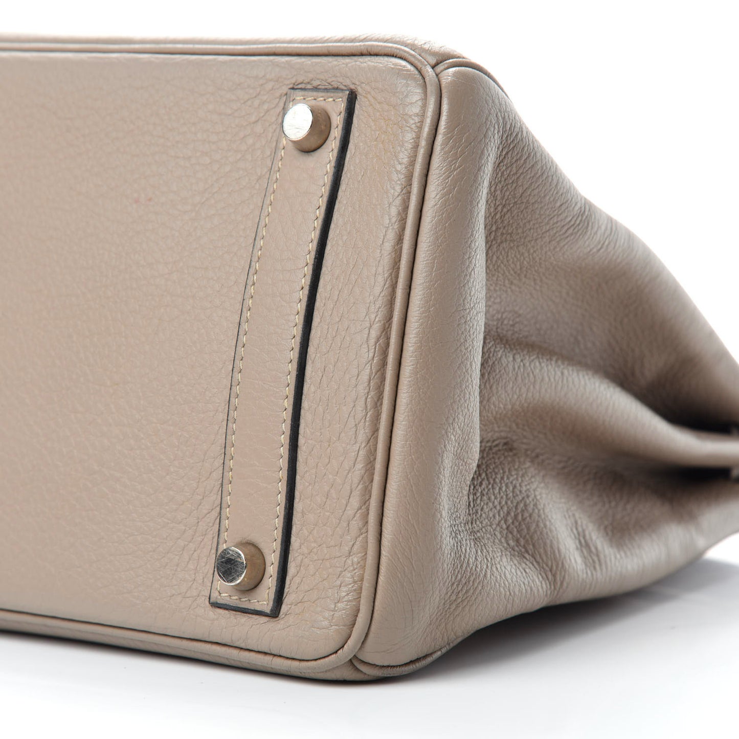 Taurillon Clemence HAC Birkin 32 Gris Tourterelle