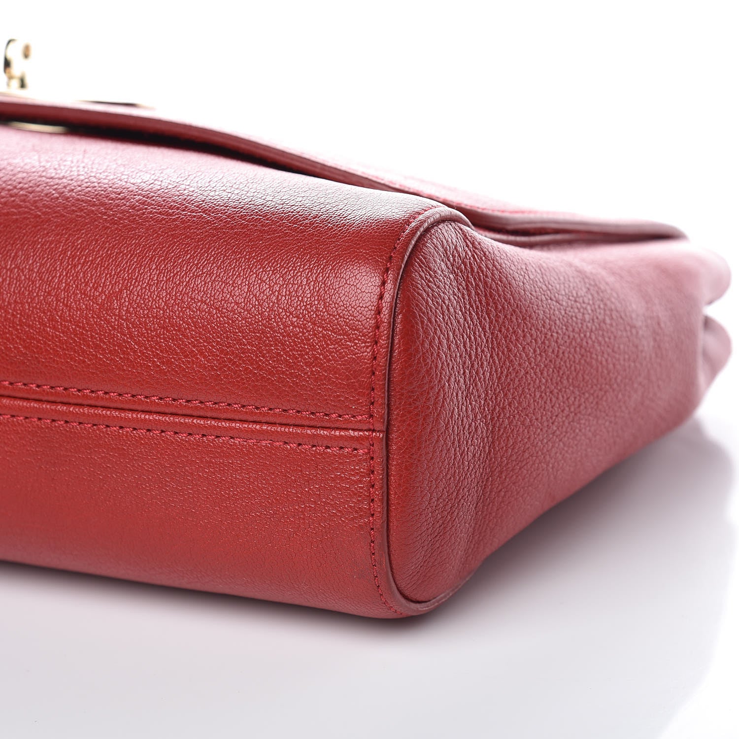 Mulberry Glossy Goatskin Medium Lily Poppy Red 9 of 11
