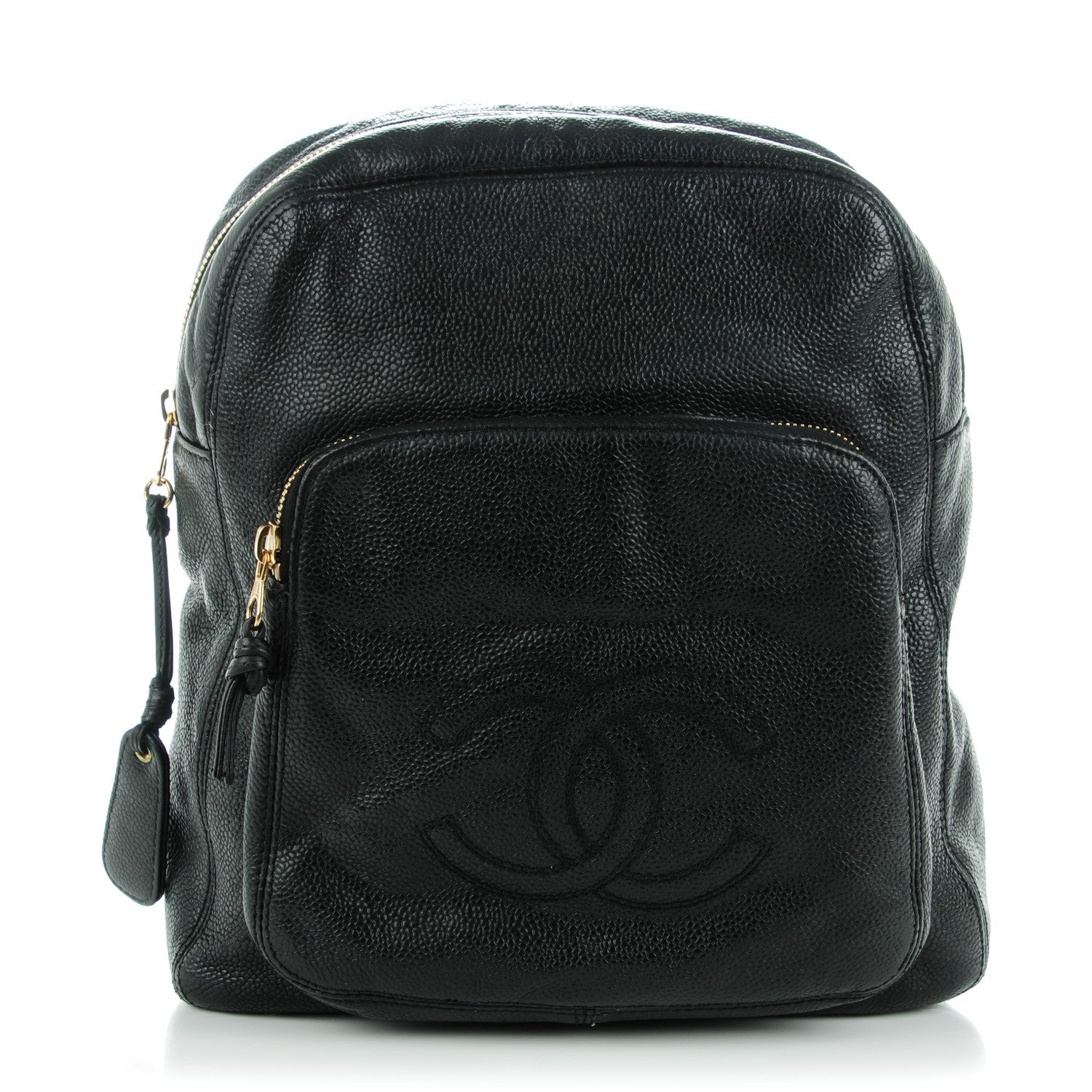 Chanel Caviar CC Backpack Black 1 of 9