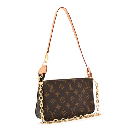 Louis Vuitton Monogram Chain Pochette Accessories 3 of 9