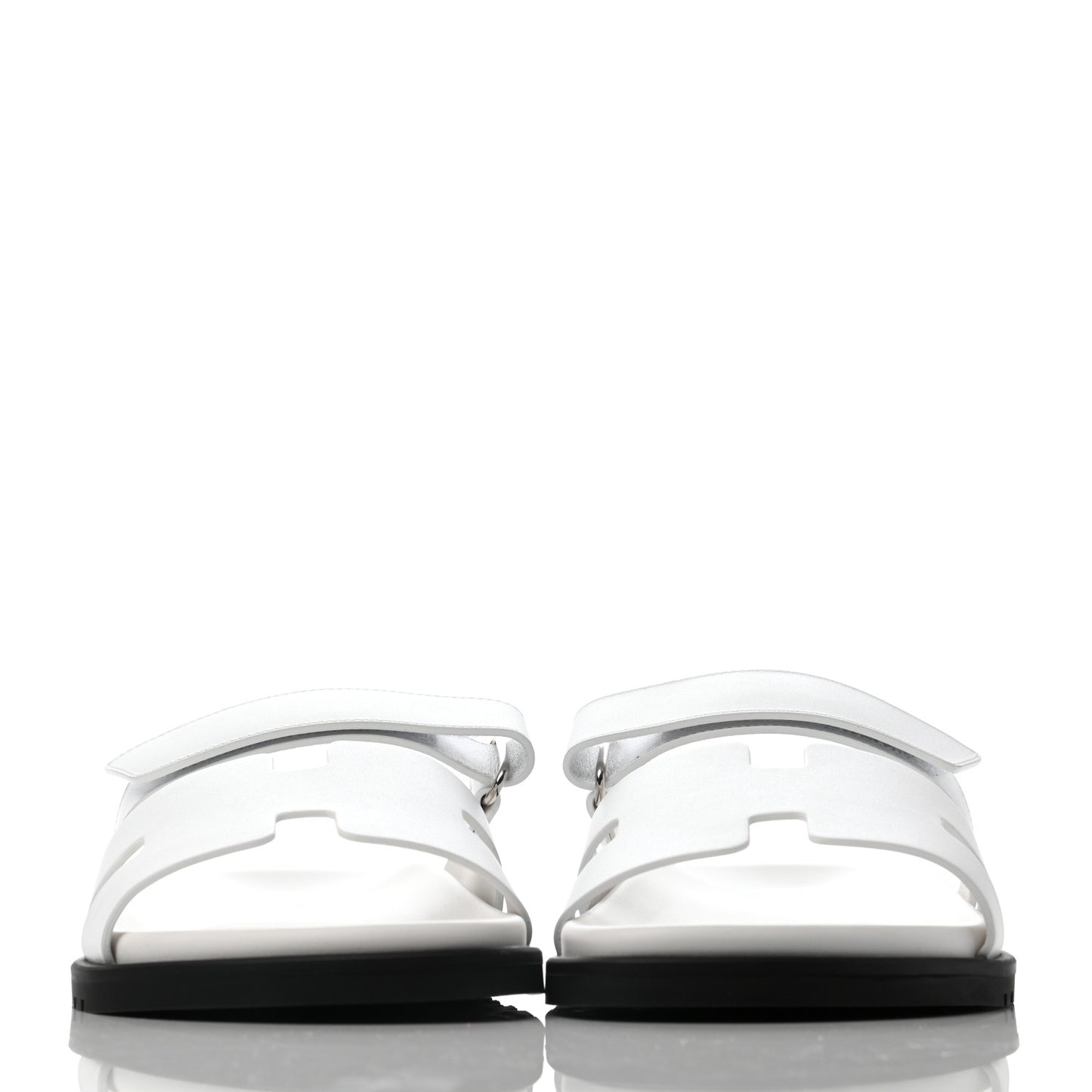 Calfskin Mens Chypre Sandals 43 White