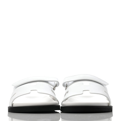 Hermes Calfskin Mens Chypre Sandals 43 White 2 of 6