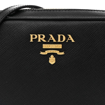 Prada Saffiano Lux Small Camera Crossbody Bag Black 8 of 10