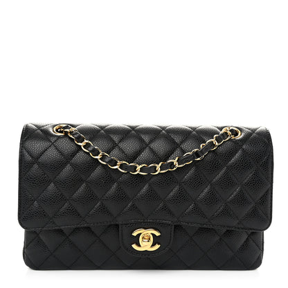 Chanel Caviar Quilted Medium Double Flap Black 1 of 11