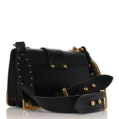 Prada City Calf Saffiano Cahier Bag Black 3 of 8