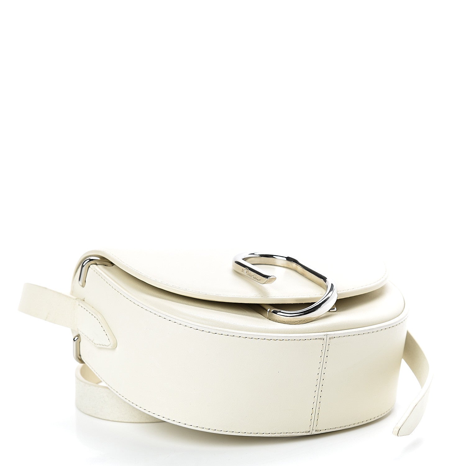 3.1 Phillip Lim 3.1 Calfskin Alix Saddle Crossbody Bag Off White 4 of 13