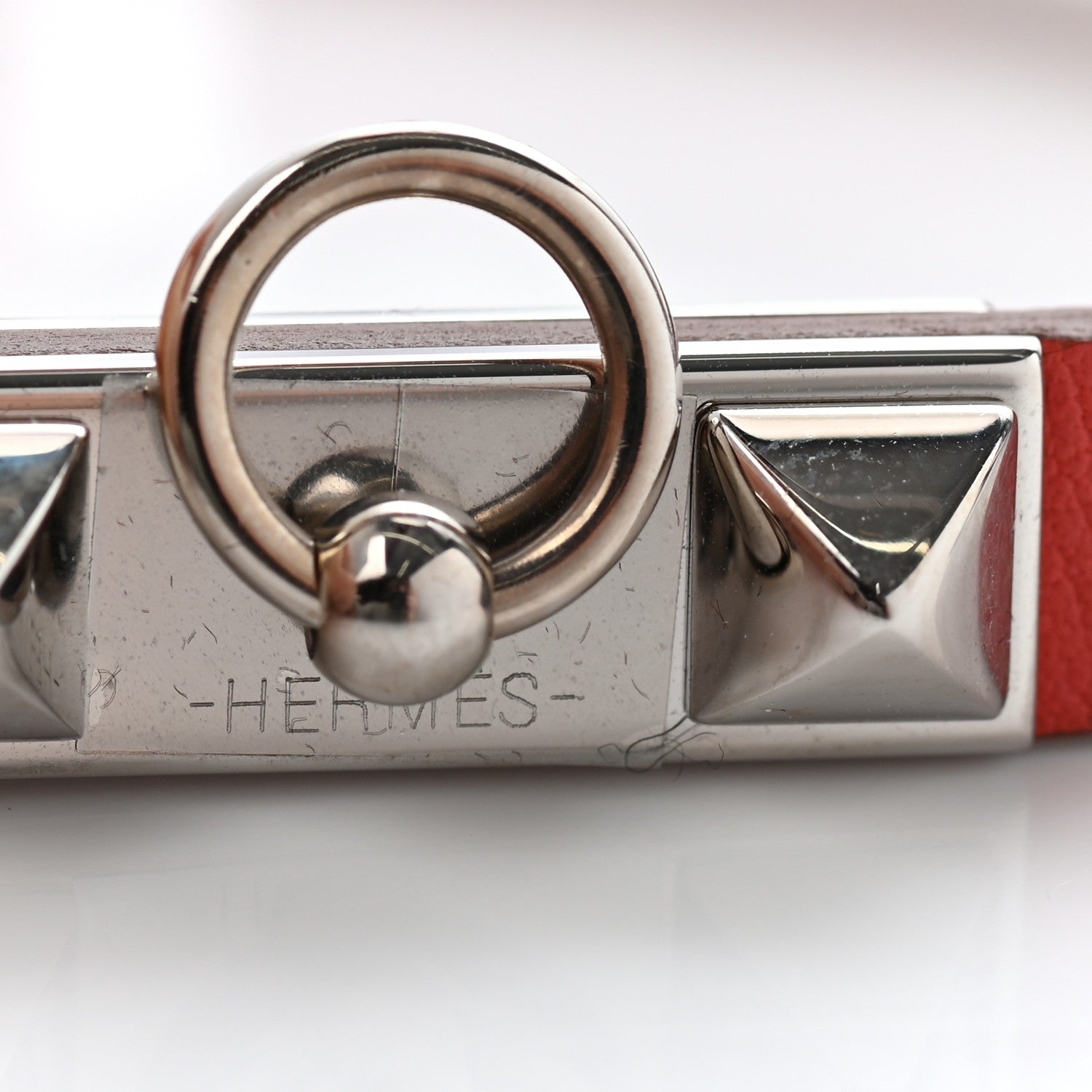Hermes Swift Micro Rivale Bracelet S Sanguine 7 of 7