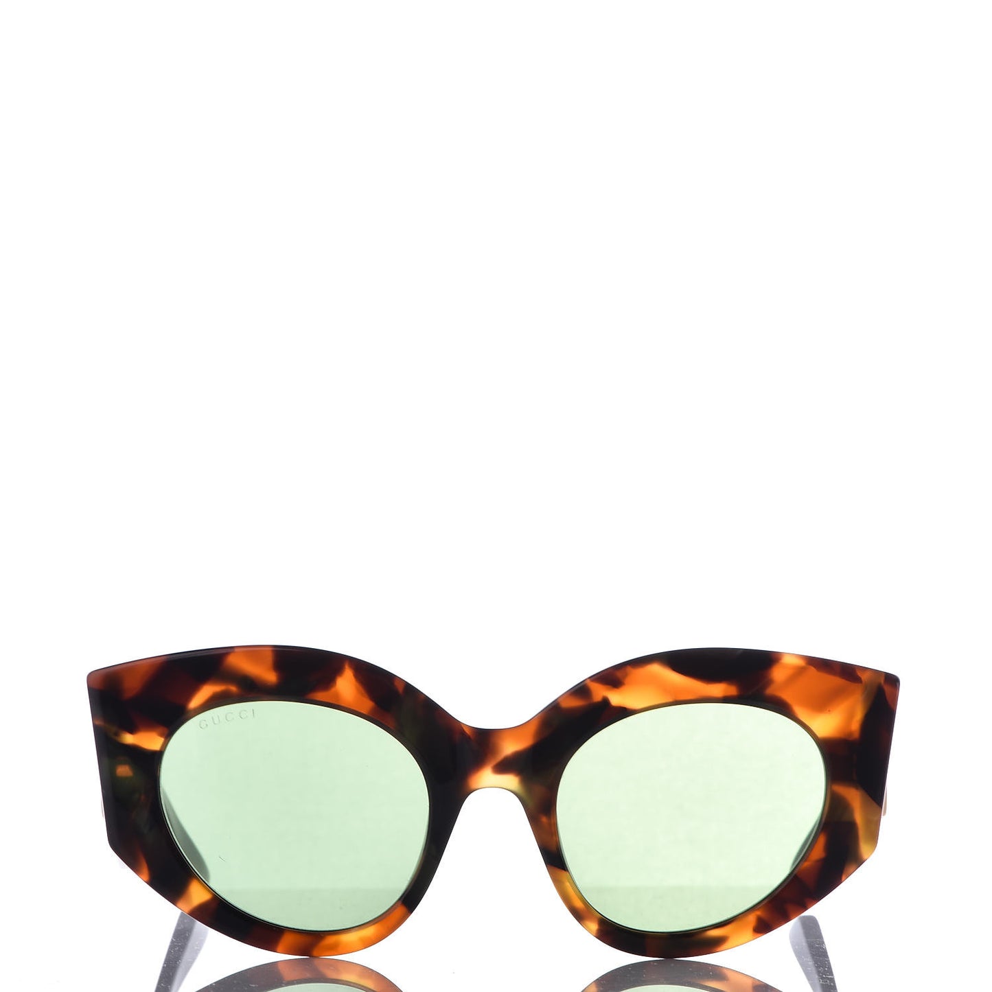 Acetate Oversized Rectangle Frame Web Sunglasses GG 0275/S Tortoise