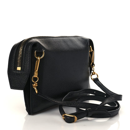 Balenciaga Grained Calfskin Neo Classic Gold Hardware Multipouch Black 3 of 6
