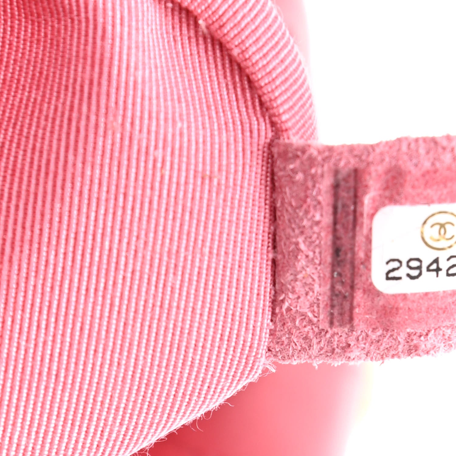 Chanel Lambskin Quilted Antique Signs Drawstring Bag Pink 7 of 10