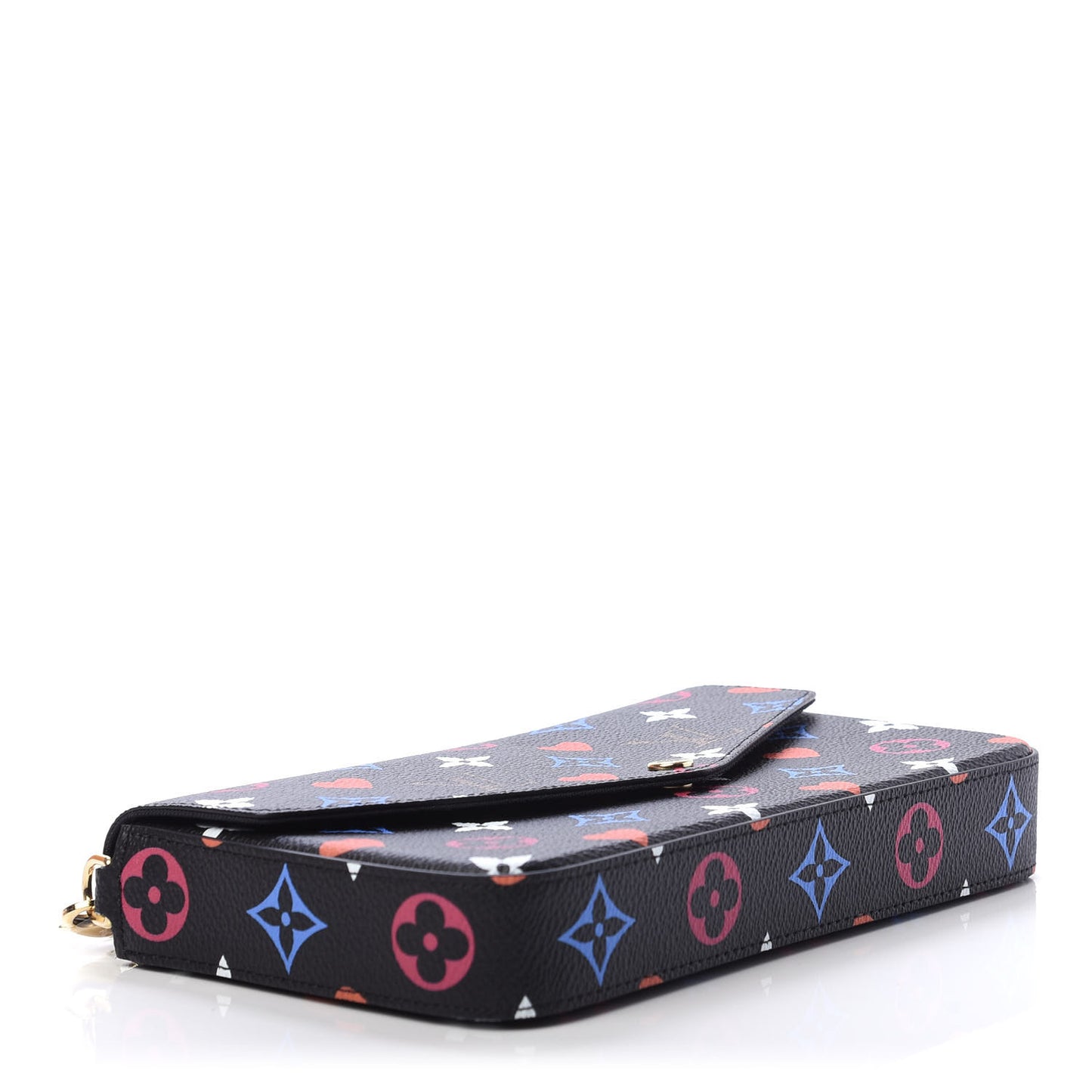 Game On Felicie Chain Wallet Black