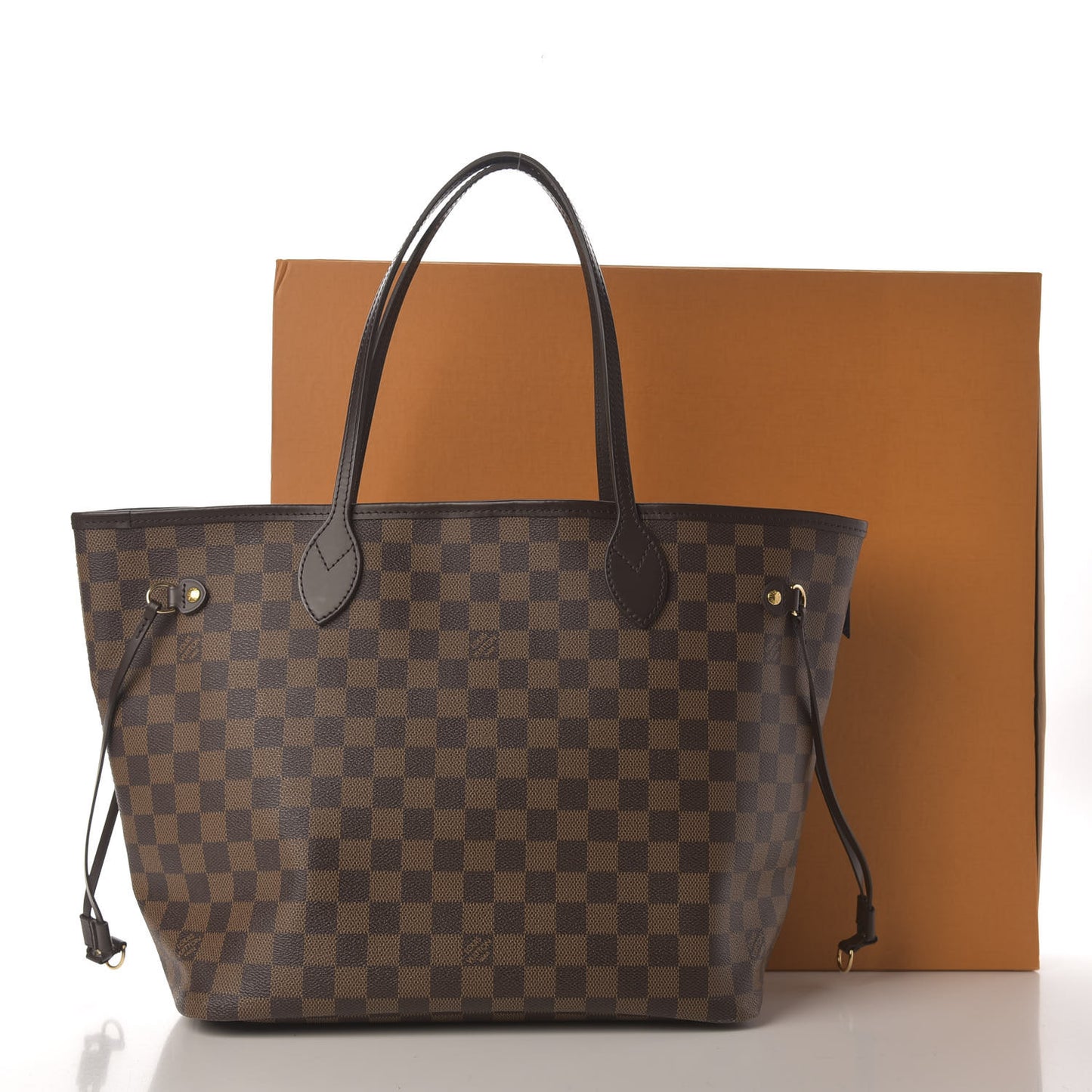 Damier Ebene Neo Neverfull MM Rose Ballerine
