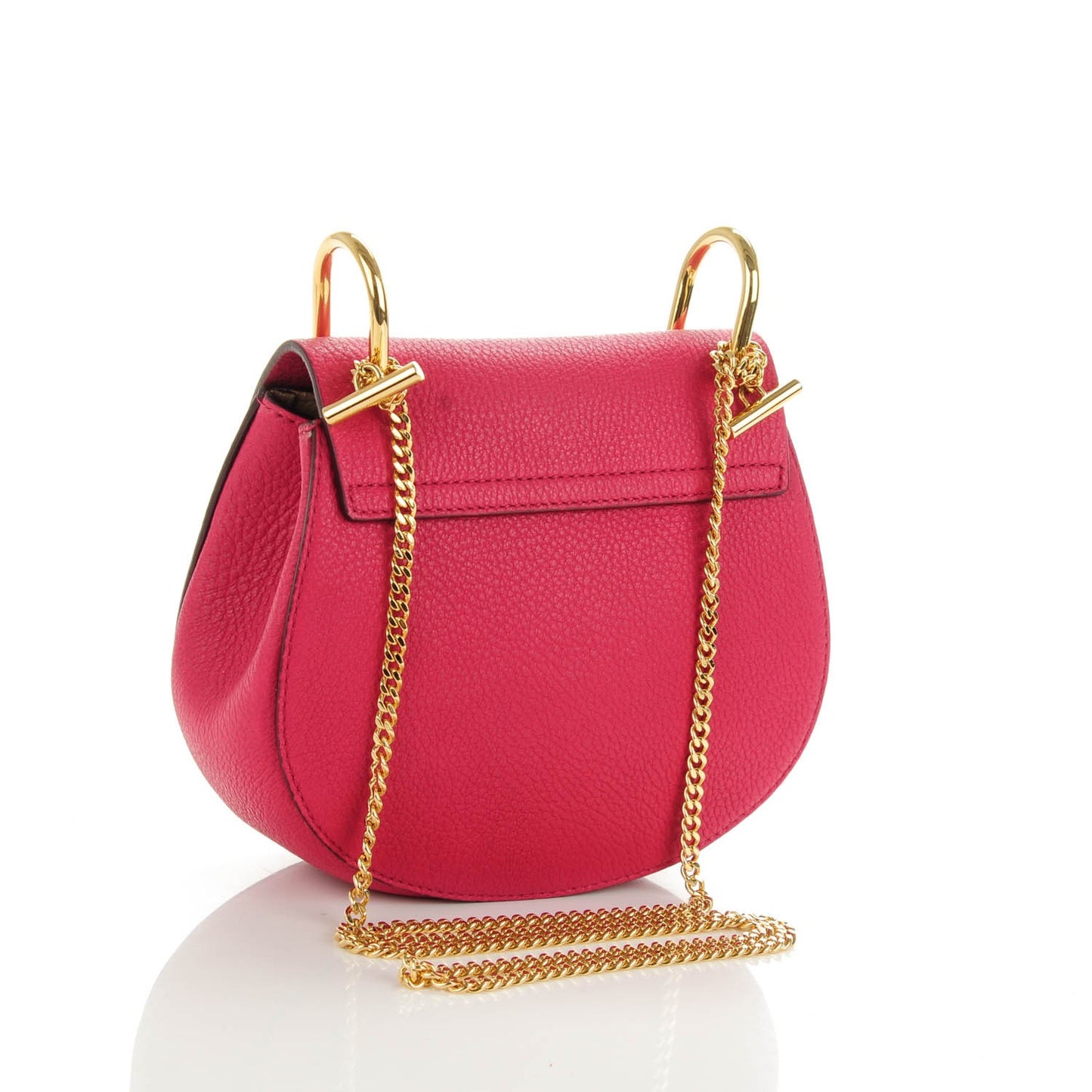 Grained Lambskin Mini Drew Shoulder Bag Dreamy Pink