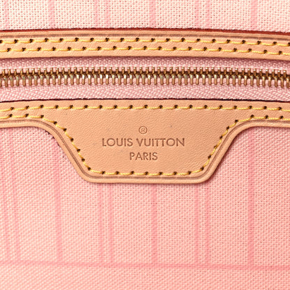 Louis Vuitton Damier Azur Neo Neverfull GM Rose Ballerine 7 of 10