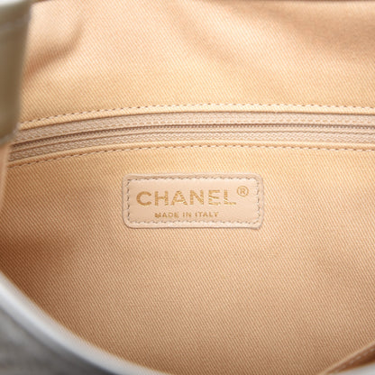 Chanel Metallic Calfskin Perforated Up In The Air Tote Silver 6 of 7