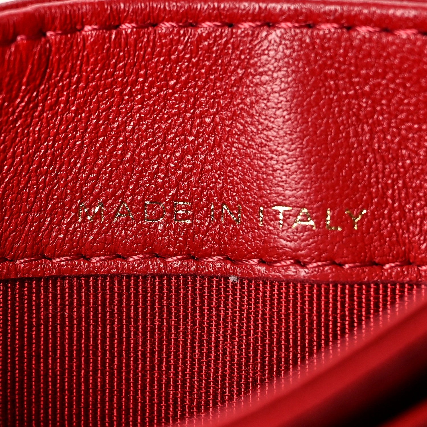 Chanel Lambskin Quilted Card Holder Red 7 of 11