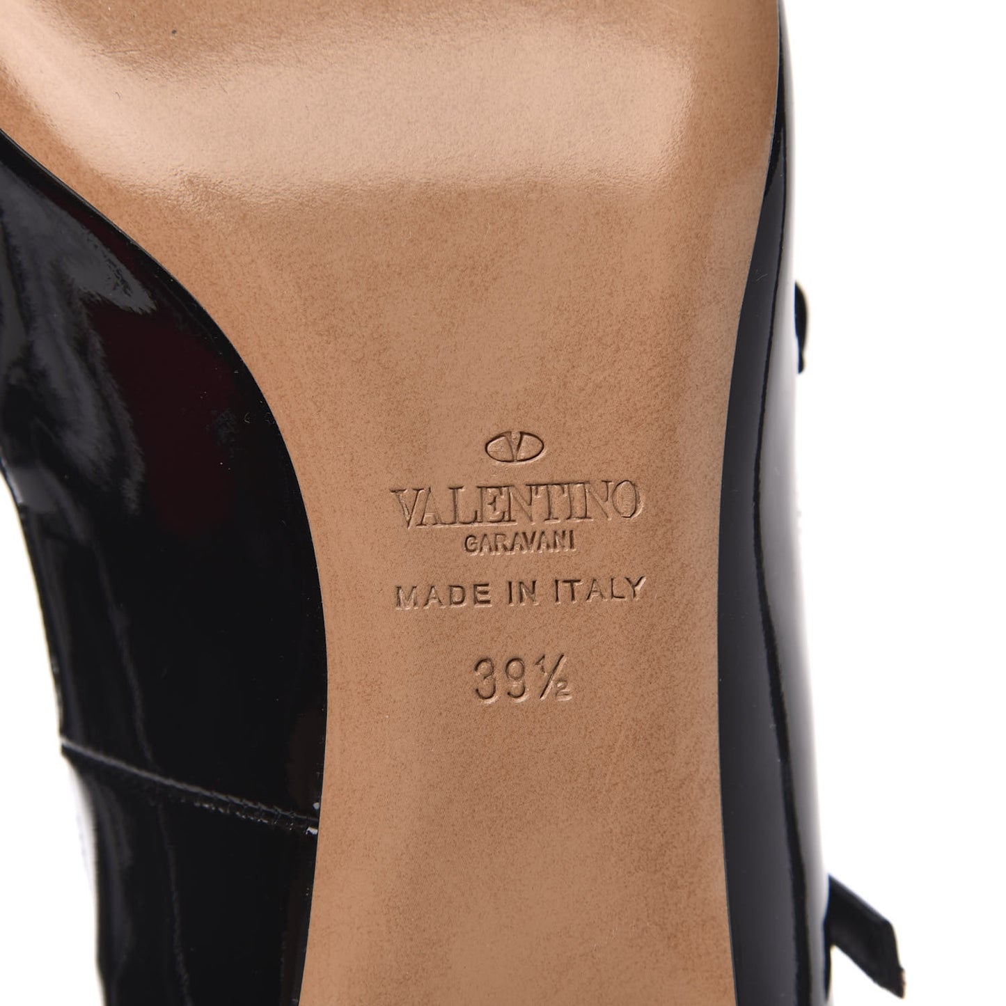 Patent Love Latch 50mm Pumps 39.5 Black Poudre