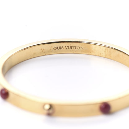 Louis Vuitton Lacquer Gimme a Clue Bracelet Rouge Fauviste 3 of 5