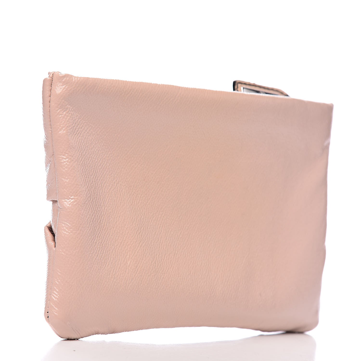 Valentino Garavani Patent Lacca Bow Clutch Pink 3 of 6