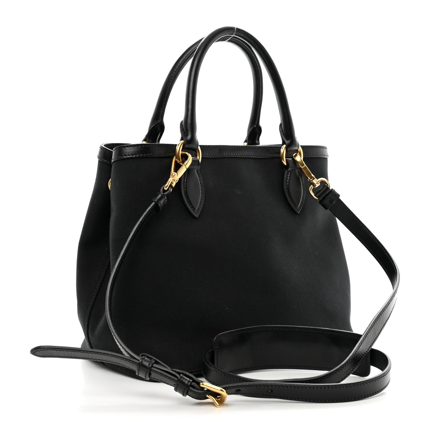 Jacquard Logo Tote Black