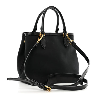Prada Jacquard Logo Tote Black 3 of 10