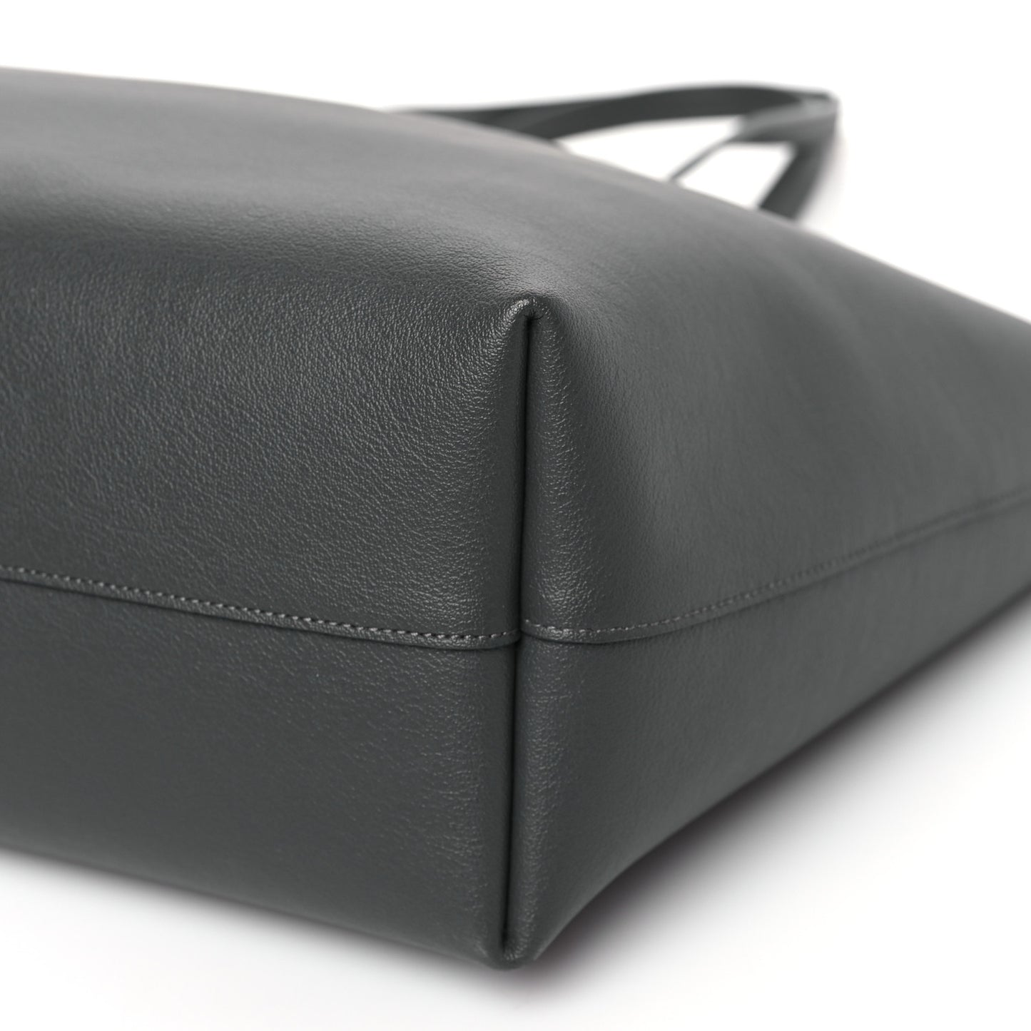 Calfskin Large Shopping Tote Earth