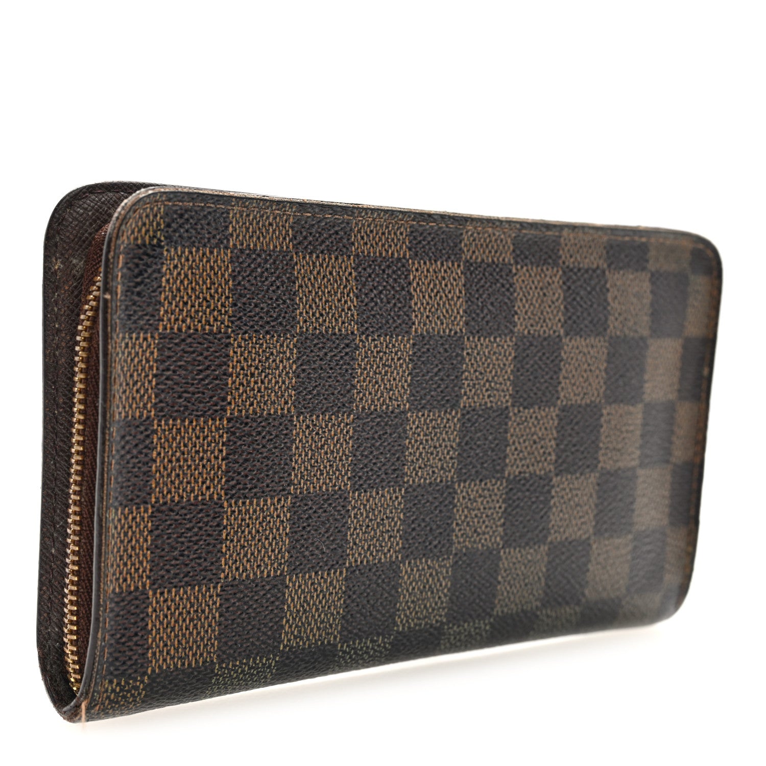 Louis Vuitton Damier Ebene Porte-Monnaie Zippe Zippy Wallet 3 of 7