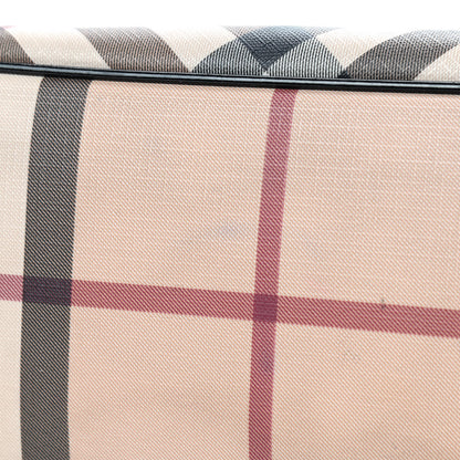 Burberry Nova Check Patent Trim Shopper Tote Black 12 of 12