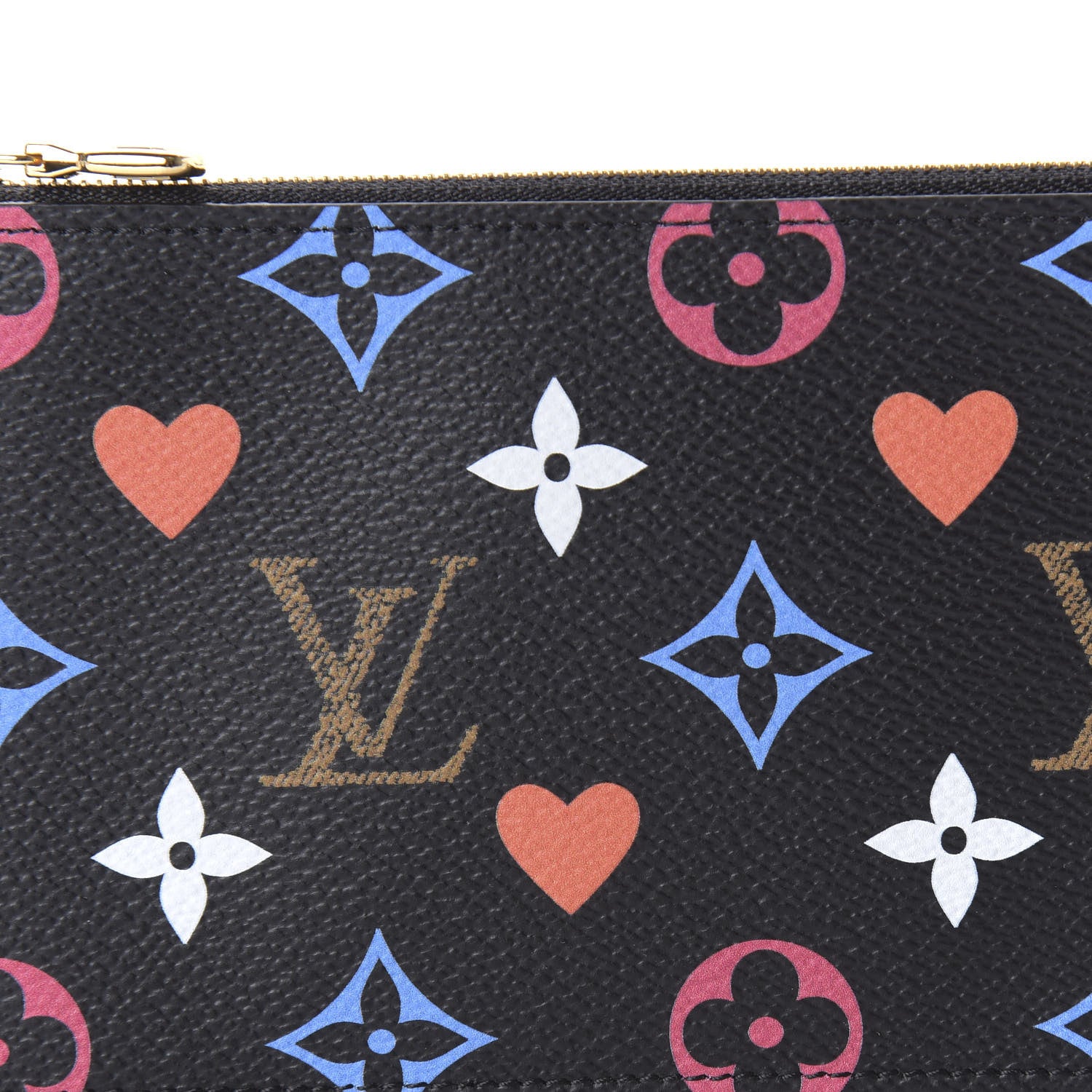 Louis Vuitton Game On Felicie Chain Wallet Zippered Insert Black 9 of 9