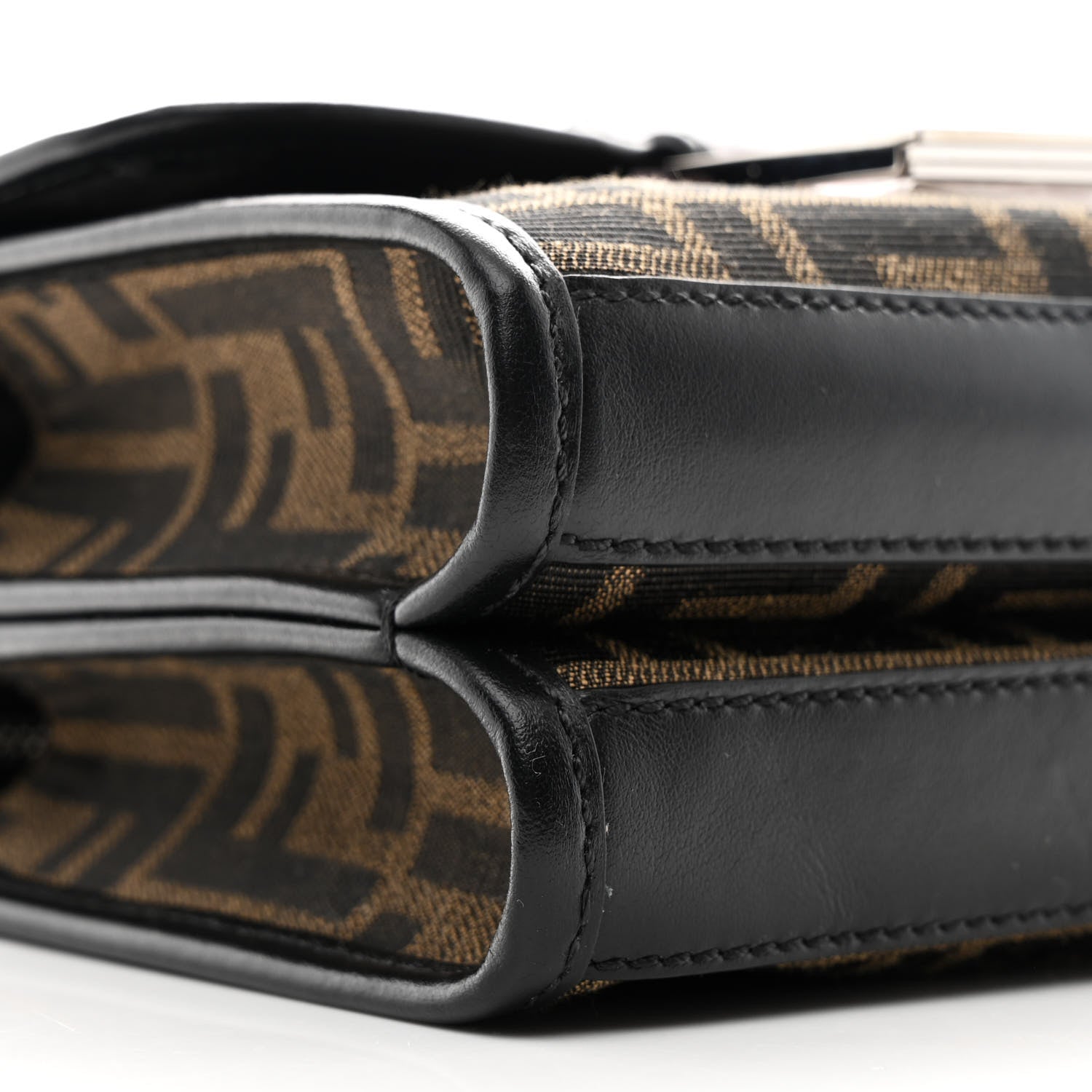 Fendi Jacquard FF 1974 Double Baguette Tobacco Morro Tobacco Morro 9 of 10