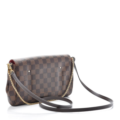Louis Vuitton Damier Ebene Favorite MM 3 of 9