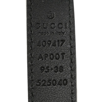 Gucci Calfskin Double G 20mm Belt 95 38 Black 5 of 6