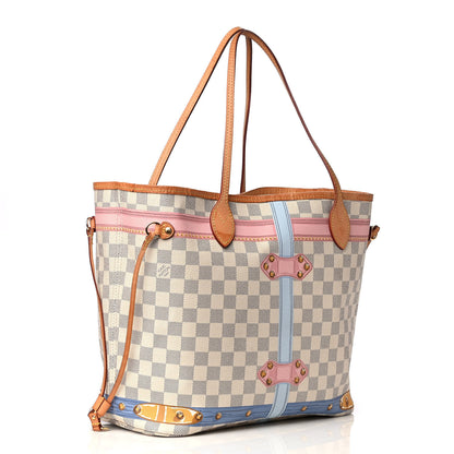 Louis Vuitton Damier Azur Summer Trunks Neo Neverfull MM 2 of 4
