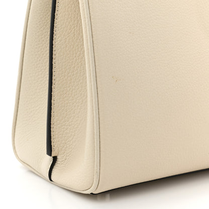 Gucci Grainy Calfskin Small Zumi Top Handle Bag Mystic White 12 of 12