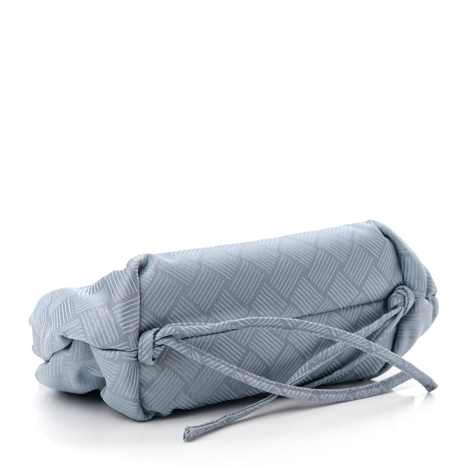 Bottega Veneta Fabric Intrecciato Small The Point Triangle Bag Light Blue 4 of 10