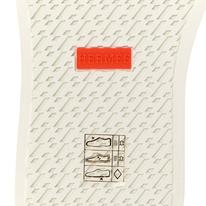 Hermes Canvas Calfskin Get Sneakers 35 Prunoir Blanc 6 of 8
