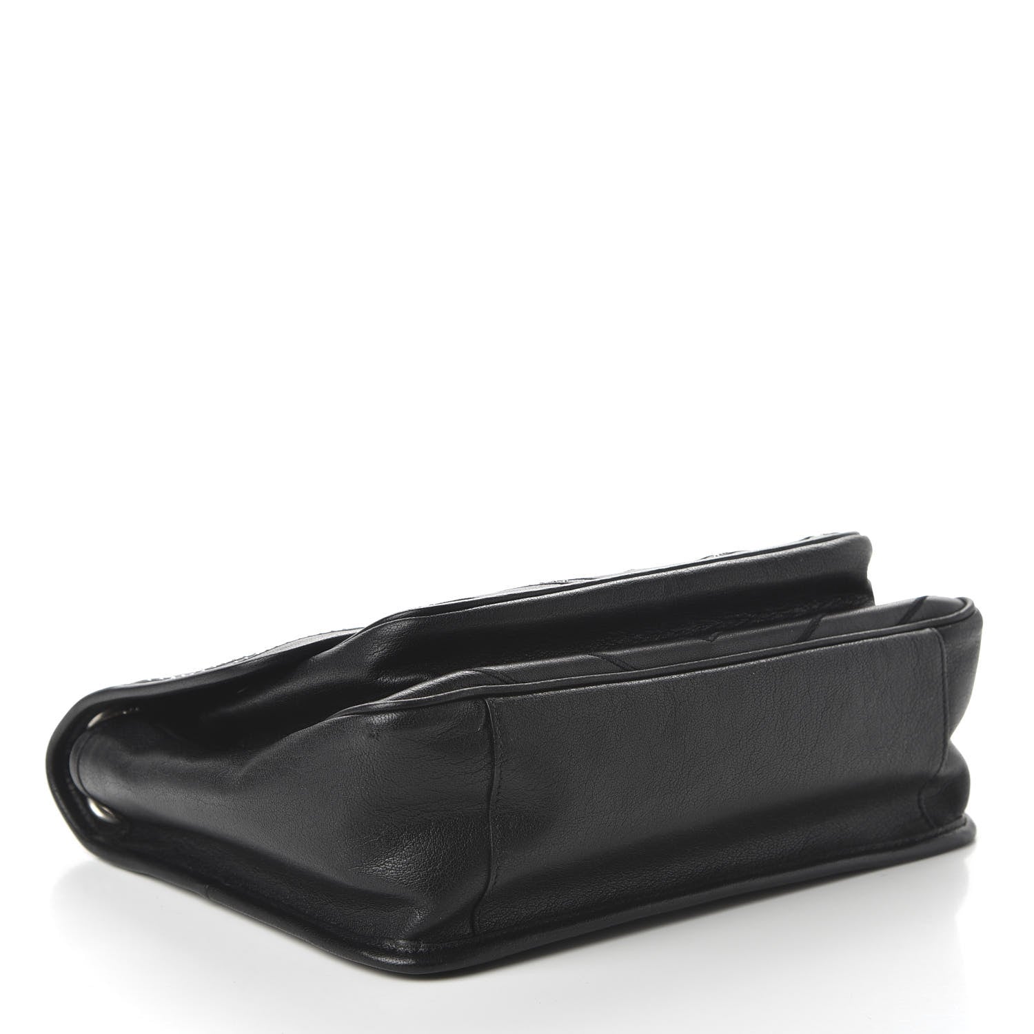 Saint Laurent Calfskin Matelasse Monogram Microstud Medium Niki Chain Satchel Black 4 of 10