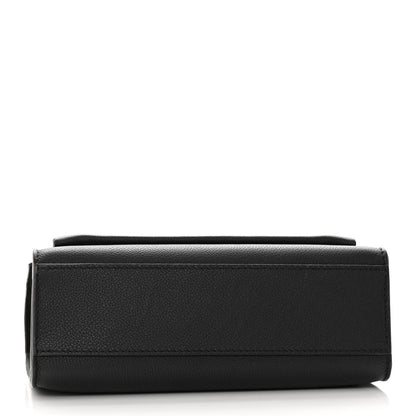 Louis Vuitton Soft Calfskin Mylockme Chain Bag BB Black 4 of 13