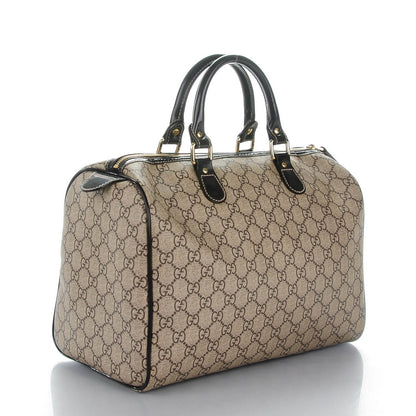 Gucci GG Plus Monogram Tattoo Heart Medium Joy Boston Dark Brown 3 of 8