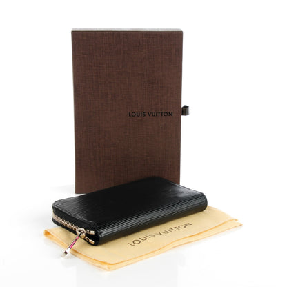 Louis Vuitton Epi Zippy Compact Wallet Black 4 of 7