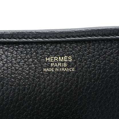 Hermes Taurillon Clemence Evelyne III GM Black 6 of 10