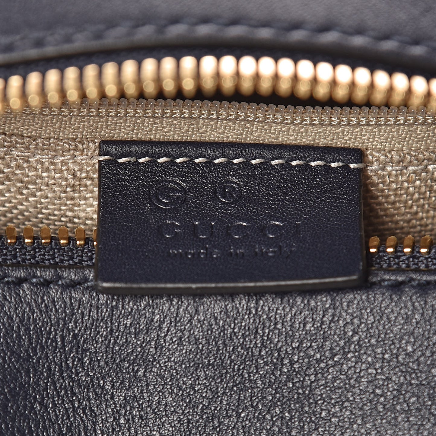 Soft Microguccissima Small Crossbody Bag Blue