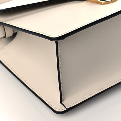 Gucci Calfskin Mini Sylvie Top Handle Bag White 10 of 13