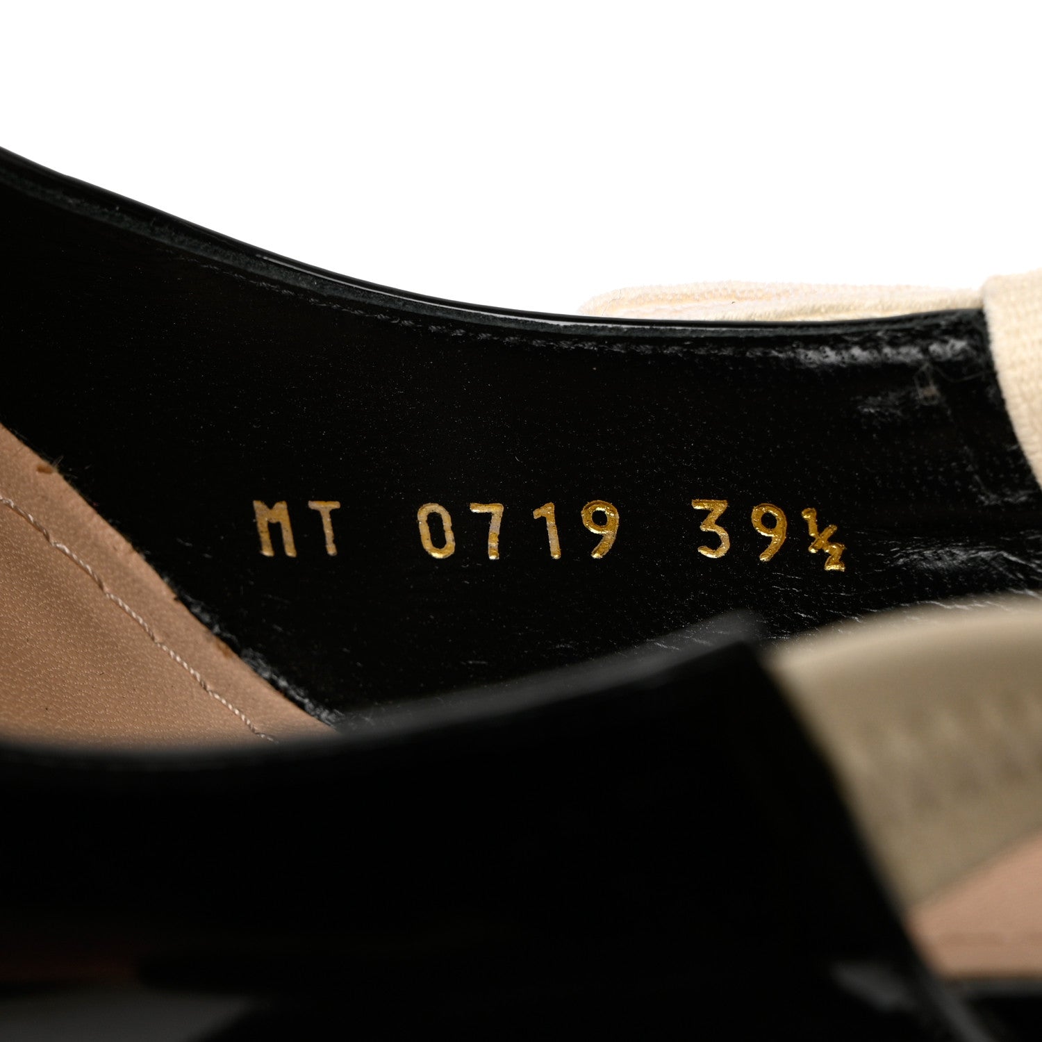Christian Dior Patent Ribbon J'Adior Slingback 100mm Pumps 39.5 Black 6 of 8