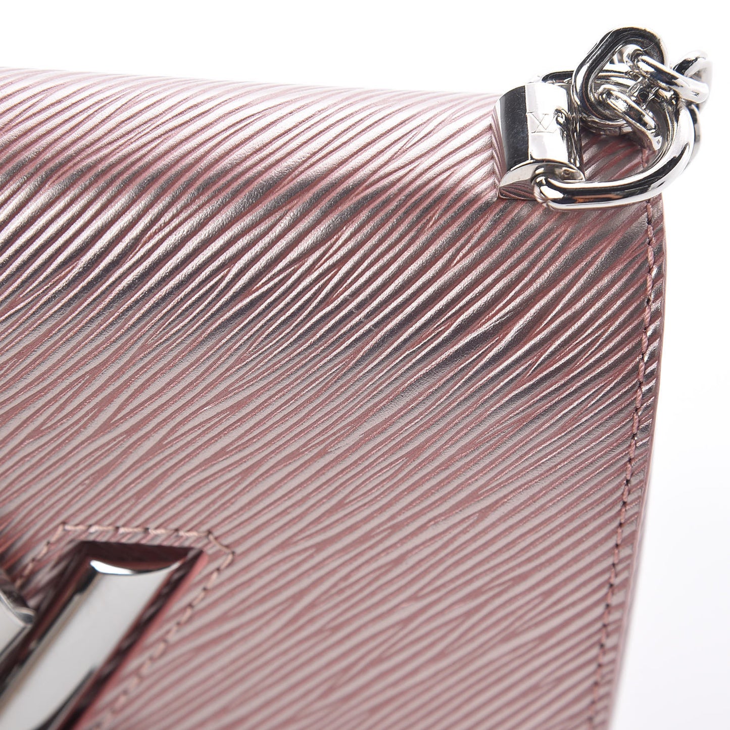 Epi Twist Shoulder Bag PM Rose Gold