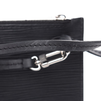 Louis Vuitton Epi Neverfull Pochette MM GM Black 11 of 11