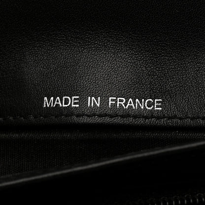 Chanel Caviar Sevruga Long Flap Wallet Black 7 of 12